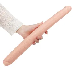 Double-End Ultra Long 50 cm Gerçekçi Dildo | 724Haz