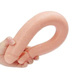 Double-End Ultra Long 50 cm Gerçekçi Dildo | 724Haz
