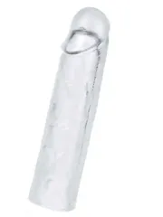 Flawless Şeffaf Penis Kılıfı – 2.5 cm Uzatmalı, Esnek ve Gerçekçi Yapıda Geciktirici Etkili Kılıf