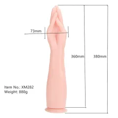 Long Hand 38 Cm El ve Yumruk Dildo