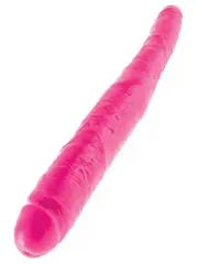 Double Dillio 16” Çift Başlı Dildo – Esnek ve Gerçekçi 43 cm Uzunlukta, Partnerle Kullanılabilir Seks Oyuncağı