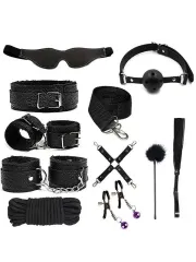 NOXXX Limitless 10 Parça Fetiş Set – Kelepçe, Kamçı, Göz Bandı ve Aksesuarlarla Tam Donanımlı BDSM Başlangıç Kiti