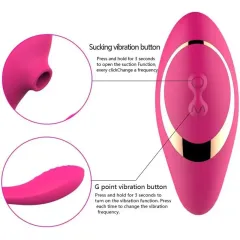 Giyilebilir Emme Vibratör ve G-Spot Klitoris Stimülatörü | 724Haz