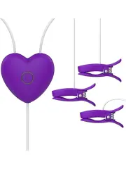 3’lü Titreşimli Vajina ve Göğüs Klipsi Seti – Şarjlı, Ayarlanabilir, Çok Bölgeli Fetiş Uyarıcı