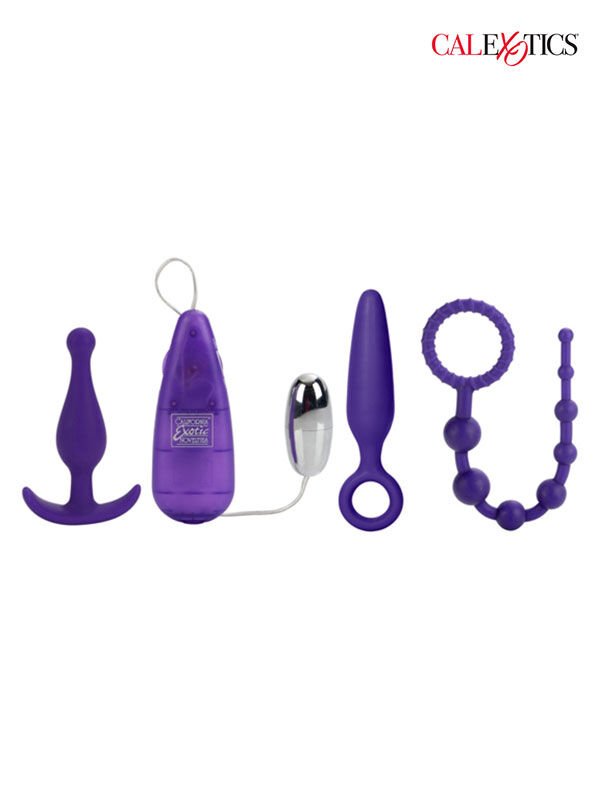 4'lü Anal Set - Farklı Boyutlarda Esnek ve Kaygan Tıkaç Seti