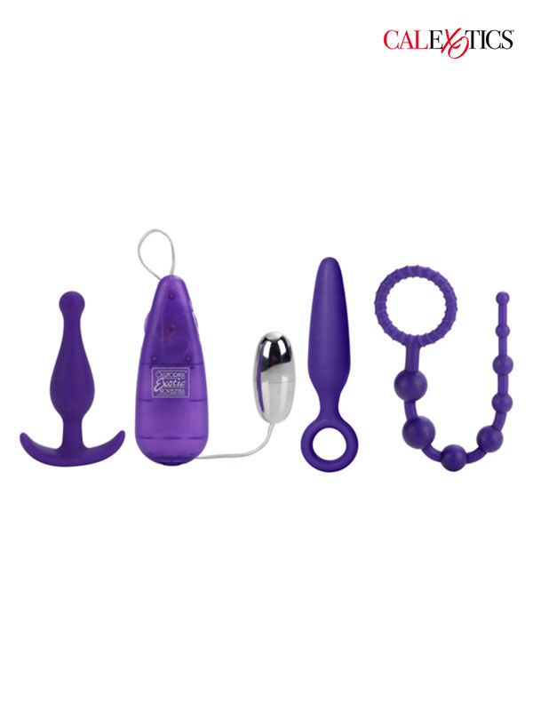4'lü Anal Set - Farklı Boyutlarda Esnek ve Kaygan Tıkaç Seti