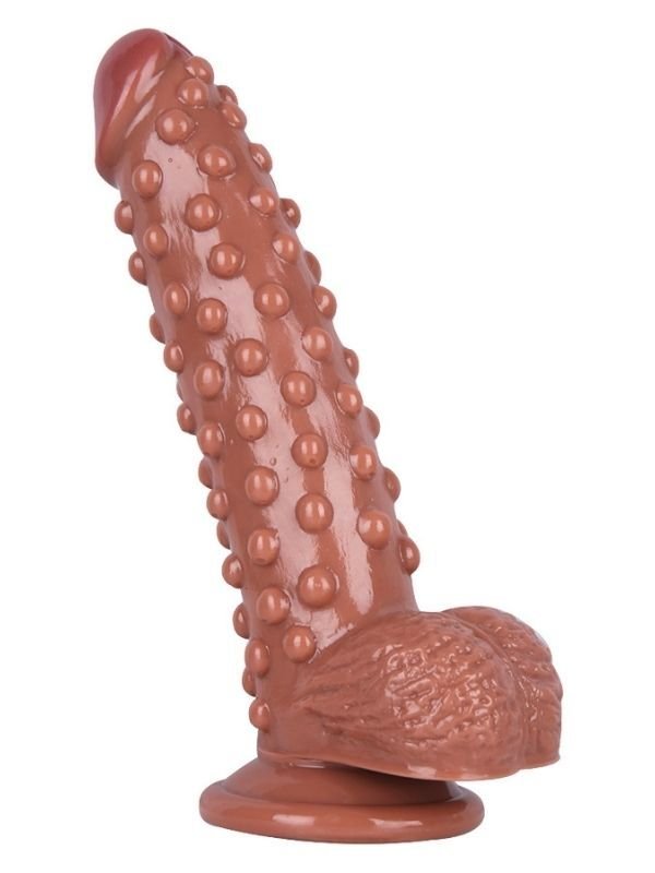 Noctis 24 cm Kahverengi Realistik Dildo | Gerçekçi Vantuzlu Büyük Penis