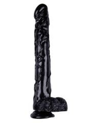 Noctis 42 cm Siyah Realistik Dildo | Ultra Büyük Vantuzlu Gerçekçi Penis