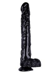 Noctis 42 cm Siyah Realistik Dildo | Ultra Büyük Vantuzlu Gerçekçi Penis