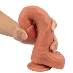 Long Calling Çift Katmanlı Ultra Gerçekçi Dildo | 724Haz