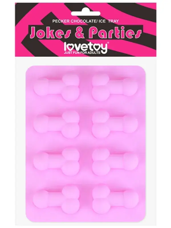 Penis Şeklinde Silikon Buz Kalıbı – Eğlenceli Parti Aksesuarı