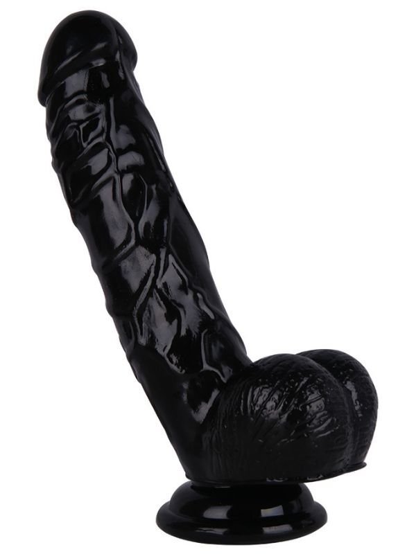 Noctis 21.5 cm Siyah Realistik Dildo | Vantuzlu Gerçekçi Penis Modeli