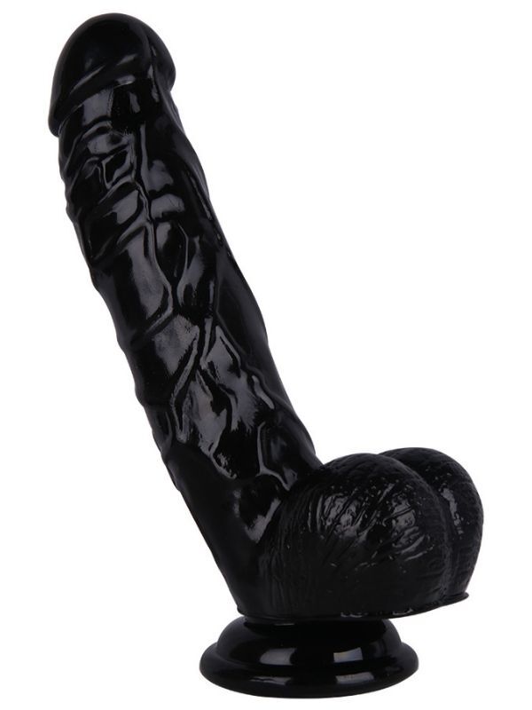 Noctis 21.5 cm Siyah Realistik Dildo | Vantuzlu Gerçekçi Penis Modeli