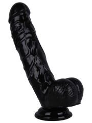 Noctis 21.5 cm Siyah Realistik Dildo | Vantuzlu Gerçekçi Penis Modeli