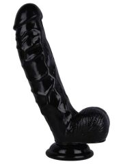 Noctis 21.5 cm Siyah Realistik Dildo | Vantuzlu Gerçekçi Penis Modeli