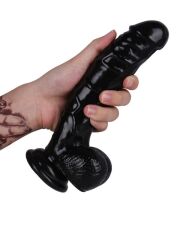 Noctis 21.5 cm Siyah Realistik Dildo | Vantuzlu Gerçekçi Penis Modeli