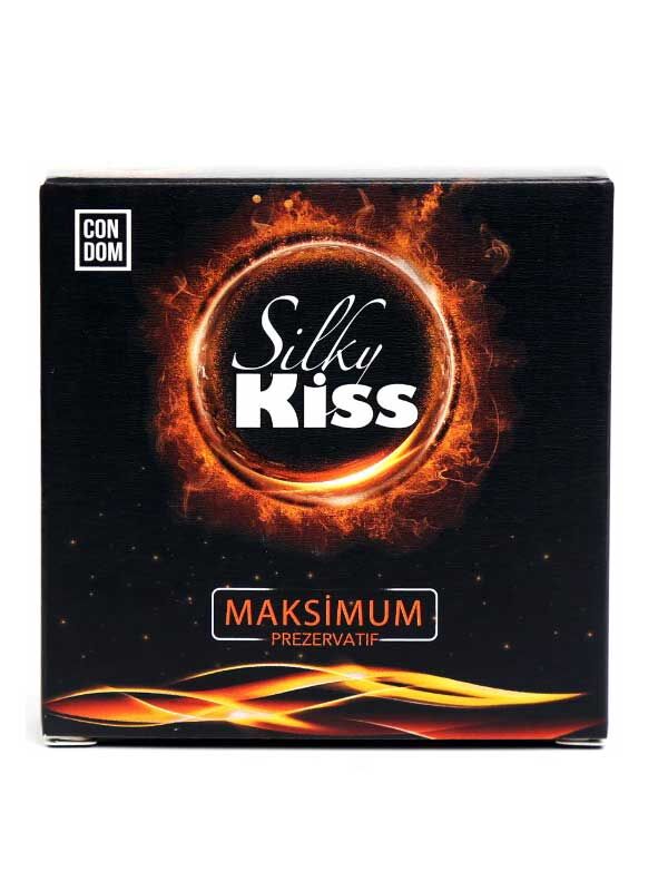 Silky Kiss Maximum Tırtıklı ve Benekli Prezervatif 4&#39;lü