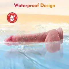 Sevindik Medikal Kenzo Hareketli Isıtmalı Rotasyonlu Titreşimli Dildo