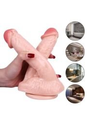 Noctis 21 cm Realistik Çiftli Dildo | Gerçekçi Çift Uçlu Vantuzsuz Penis