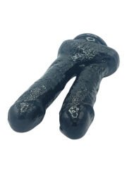 Noctis 21 cm Siyah Çiftli Dildo | Gerçekçi İkili Penis Modeli
