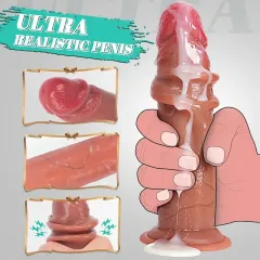 Deep Shot – Çift Katmanlı Ultra Gerçekçi Dildo | 724Haz