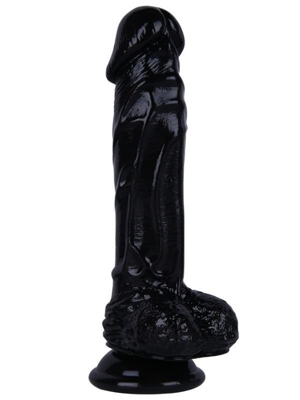 Noctis 21 cm Siyah Realistik Dildo | Vantuzlu Sert Yapılı Penis Modeli