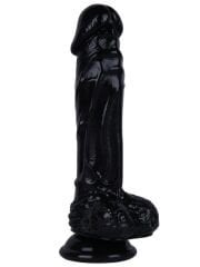 Noctis 21 cm Siyah Realistik Dildo | Vantuzlu Sert Yapılı Penis Modeli