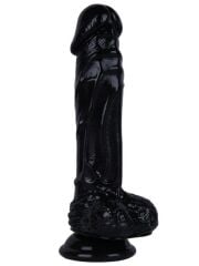 Noctis 21 cm Siyah Realistik Dildo | Vantuzlu Sert Yapılı Penis Modeli