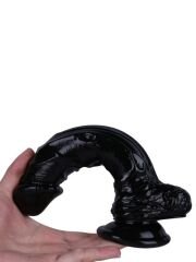 Noctis 21 cm Siyah Realistik Dildo | Vantuzlu Sert Yapılı Penis Modeli