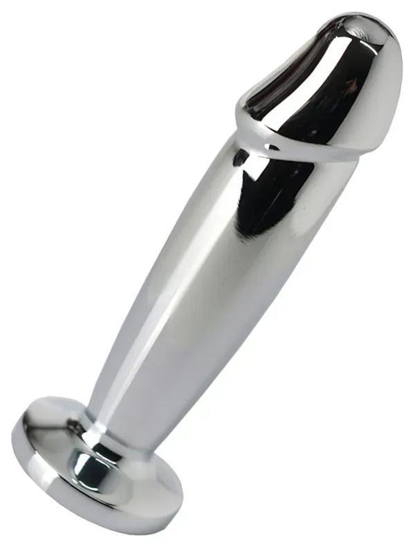 Noxxx Şarjlı Titreşimli Çelik Anal Plug 12 cm - Güçlü ve Estetik Metal Anal Oyuncak | 724Haz