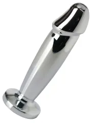 Noxxx Şarjlı Titreşimli Çelik Anal Plug 12 cm - Güçlü ve Estetik Metal Anal Oyuncak | 724Haz