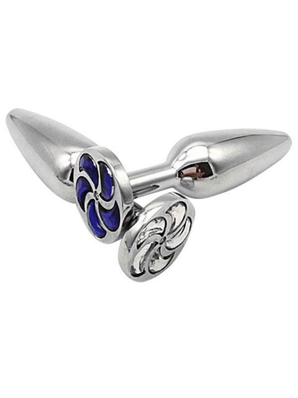 Taşlı Çelik Anal Plug 11 cm - Estetik ve Parlak Taş Detaylı Metal Anal Takı | 724Haz