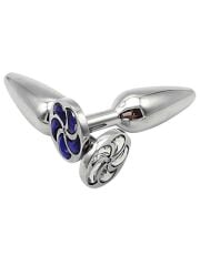 Taşlı Çelik Anal Plug 11 cm - Estetik ve Parlak Taş Detaylı Metal Anal Takı | 724Haz