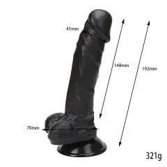 Jackie Maksimum 18 cm Gerçekçi Tom Dildo – Vantuzlu & Strap-On Uyumu | 724Haz