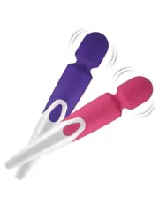 Sarjlı Fairy Wand Masaj Aleti – USB Şarjlı, Esnek Başlıklı Vibratör