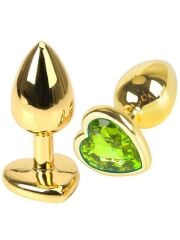 Noxxx Çelik Gold Kalp Anal Plug – Büyük Boy
