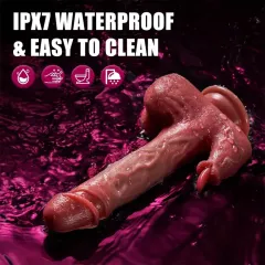 Sevindik Medikal Tongued Hareketli Isıtmalı Rotasyonlu Titreşimli Dildo