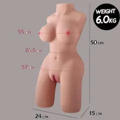 Berly Clark 6 kg Ultra Gerçekçi Kalça Mastürbatör – Gerçek Doku | 724Haz