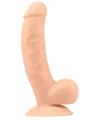 Gerçekçi Dildo 21 cm – Yumuşak Silikon & Vakumlu Taban