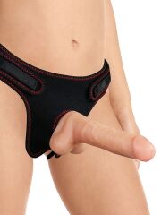 Set Belden Bağlamalı İçi Dolu 20 cm – Doldurulabilir Strapon & Ayarlanabilir Askı