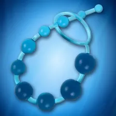 Anal Toplar 30 cm 10 Boğumlu Yuvarlak Boncuk – Esnek Silikon | 724Haz