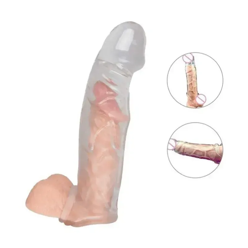 X-Tender 17 cm Testis Girişli Penis Kılıfı | 724Haz