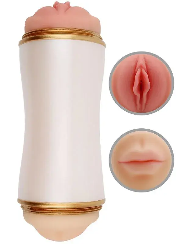 Reallistik Vajinal & Oral Çift Taraflı Masturbator | Realistik Doku & Çoklu Deneyim