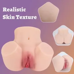 Pour Hommes 3 kg Titreşimli Ultra Mega Kalça Mastürbatör – Gerçekçi Doku | 724Haz