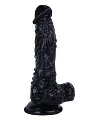 Noctis 18.5 cm Siyah Realistik Dildo | Gerçekçi Vantuzlu Sert Penis