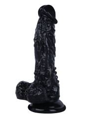 Noctis 18.5 cm Siyah Realistik Dildo | Gerçekçi Vantuzlu Sert Penis