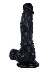 Noctis 18.5 cm Siyah Realistik Dildo | Gerçekçi Vantuzlu Sert Penis