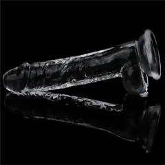 Lovetoy Flawless Clear 19 Cm Şeffaf Gerçekçi Dildo – Vantuzlu | 724Haz