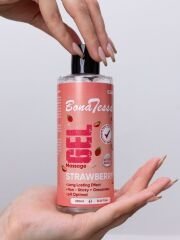 724Haz Cabs Bona Tessa Çilek Aromalı Kayganlaştırıcı Jel 250 ml | Su Bazlı, Uzun Süreli Etki