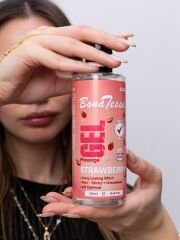 724Haz Cabs Bona Tessa Çilek Aromalı Kayganlaştırıcı Jel 250 ml | Su Bazlı, Uzun Süreli Etki